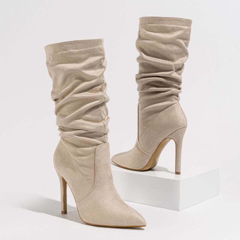 

Новые модные универсальные женские ботинки на тонком каблуке, удобные для улицы, больших размеров 35 абрикосовый