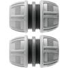 GARDENA 18280-20 Hose Repair Piece Plastic Ø 13 Mm (1/2) Game of 2