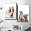 Horses Wall Art Canvas Posters and Prints Minimalist Animal Painting Picture for Living Room Modern Home Decoration