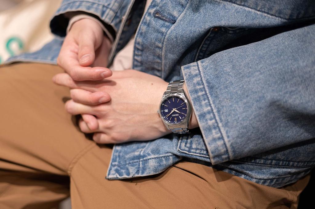 Seiko Selection The Standard SBTM321 Solar Silver Men's Radio-Controlled Watch,