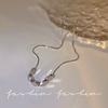 Transfer Beads Lucky Doudou Necklace Niche Feeling Neck Chain Cold Wind Niche Collarbone Chain Tide
