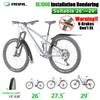 RBRL Bicycle Fender PP Soft Plastic Suitable For 24-29 Inch Bicycles MTB DH Rear Shock BIKE Thicken Splash Protection