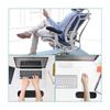 2 Pack Chair Armrest Pads: Memory Foam Cushion with Cooling Gel Layer - Non-Slip Ergonomic Armrest Cover for Office Chair Forearm Relief During Long