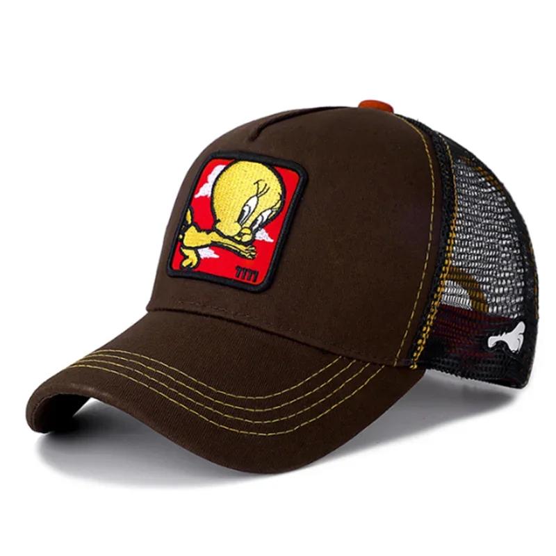 Unisex Anime Cartoon Cap High Quality Patch Draw Baseball Cap Men Trucker Hat