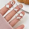 New Bread Head Plain Ring Ring Ins Wind Does Not Fade Open Ring