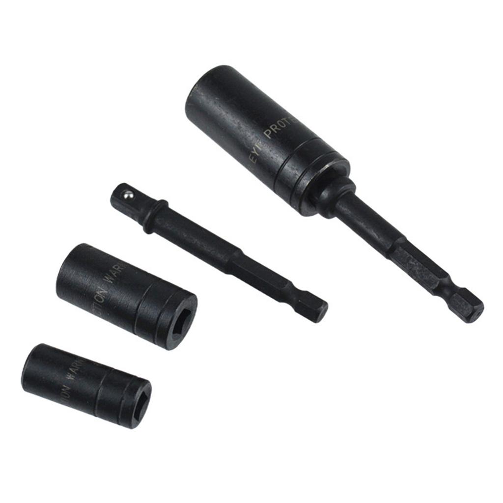 8Pcs 1/4 3/8 Hex Socket Wrench Head Standard Car Auto Truck Repair Tools For Ratchet Wrench Deep Sleeve Replacement