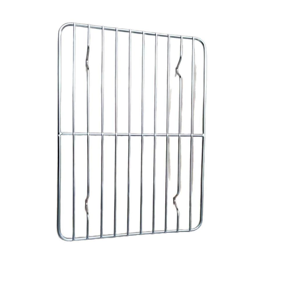 Stainless Steel Semi-Circular Oil Draining and Cooling Rack with Feet for Baking and Barbecue
