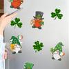 St Patricks Day Refrigerator Magnets Garage Door Magnets Set of 18 Magnetic Stickers Car Decor Magnetic Decals for Fridge Irish
