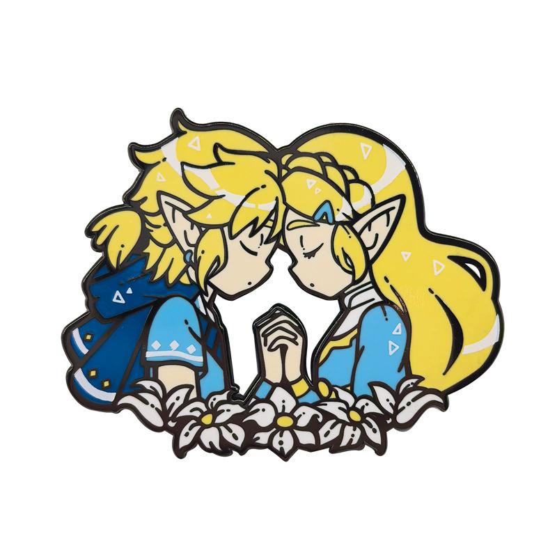 The Legend of Zelda Enamel Pins Anime Zelda Manga Brooches for Women Men Lapel Pins Badges on Backpack Clothes Accessories Gifts