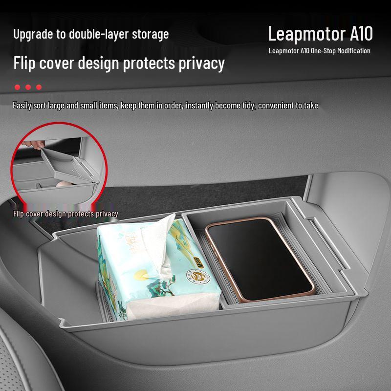 Leapmotor A10 Center Console Enhanced Double-Layer Storage Organizer