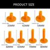10Pcs Golfing Rubber Tees for Driving Ranges Practice Mat Easy to Carry Golfing Tees Holder for Beginner Professional