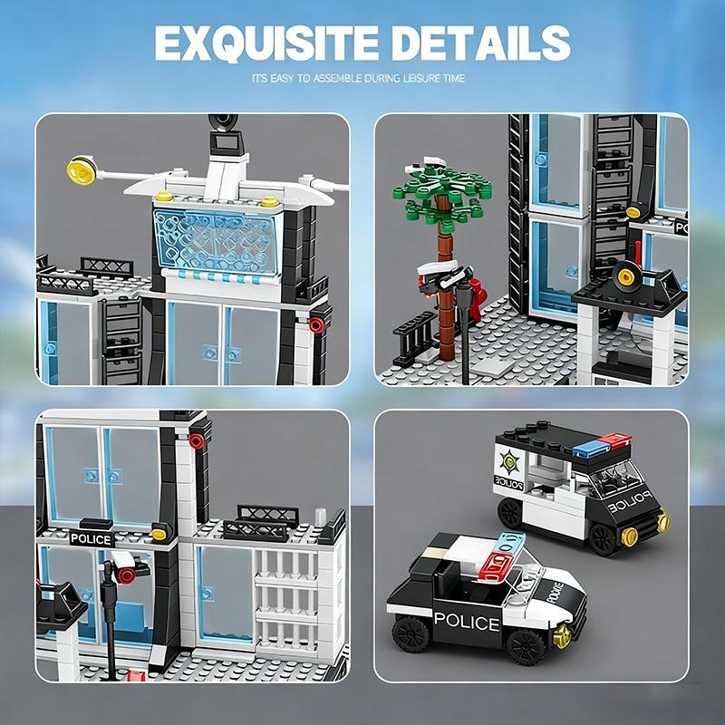 Urban area High-Quality Building High-Quality Blocks High-Quality Police Space facility High-Quality Building High-Quality Blocks Collection kit