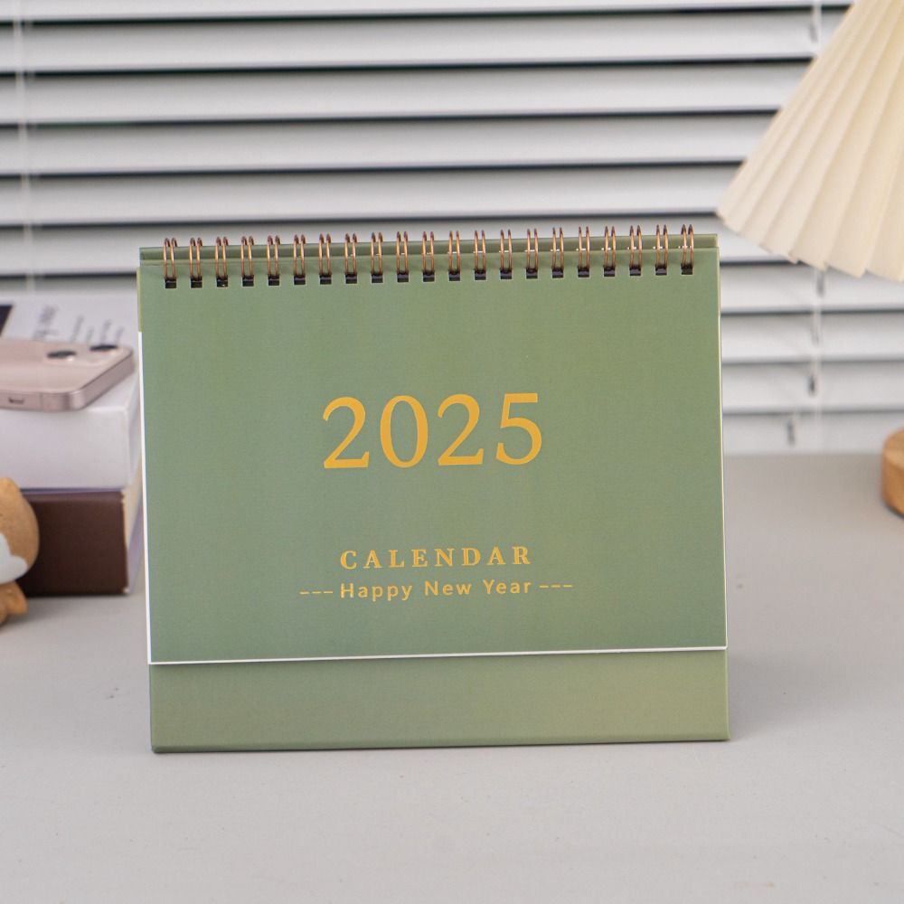 Creative Desktop Calendar 2025 Standing Flip Calendar Simple 2024-2025 Calendar  Gifts