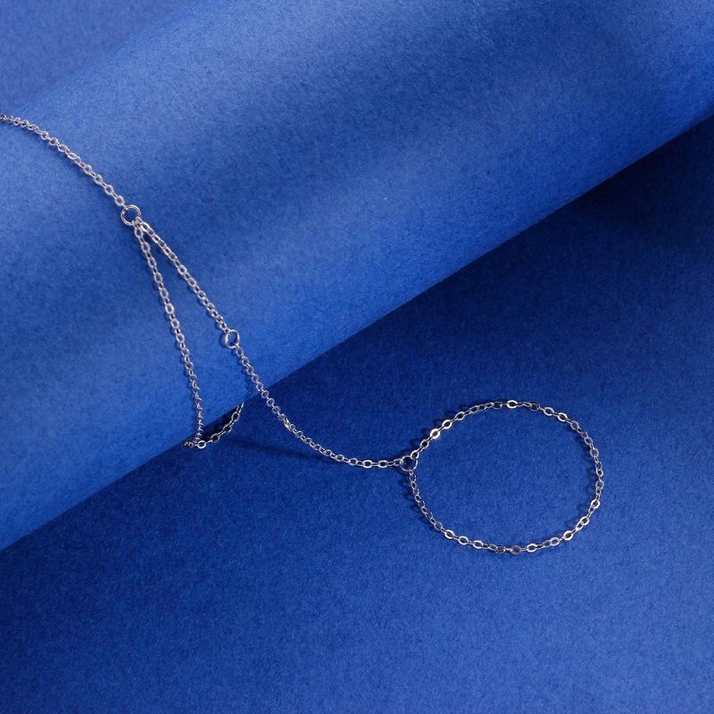 

Браслет Кольцо Интегрированная Цепочка Женский Нишевый Универсальный Модный Дизайн Личности Ручные Украшения