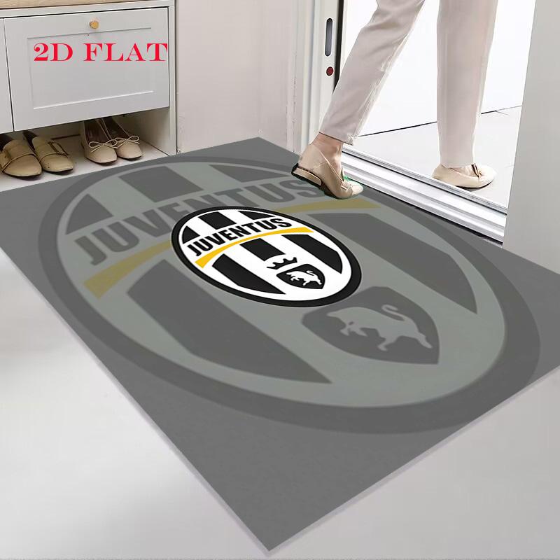 Tappeto Rug Juve per Soggiorno Camera da Letto Casa Decorazione Divano, Tappetino Antiscivolo per Giochi Bambini