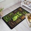 Insect Collection Pattern Rug Floor Mat for Living Room or Bedroom Soft and Comfortable Carpet a Gift for Birthday and Holiday.
