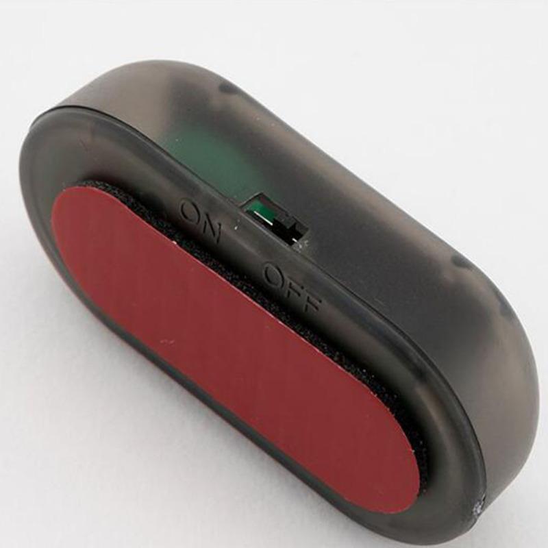 2 STÜCK Auto Solarenergie Simulierter Dummy-Alarm Warnung Diebstahlschutz LED Blinkende Sicherheitsleuchte Fake-Lampe
