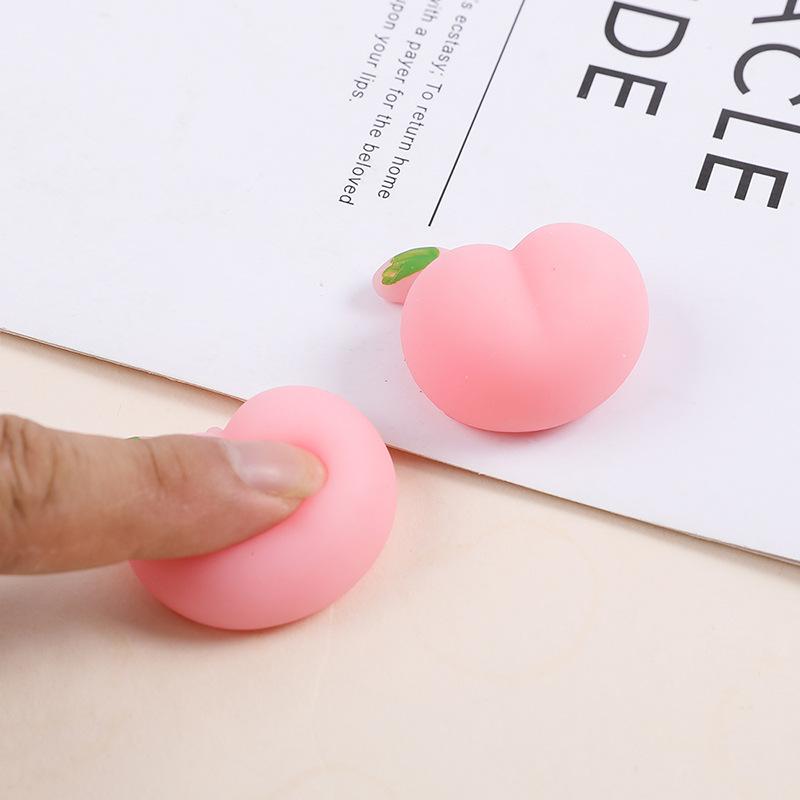 Fun Butt Mochi Squishy Squeeze Heart Taba Squishy Stress Relief Toys Sensory Fidget Toy Peach Bum Squish Booty Anti-stress Ball