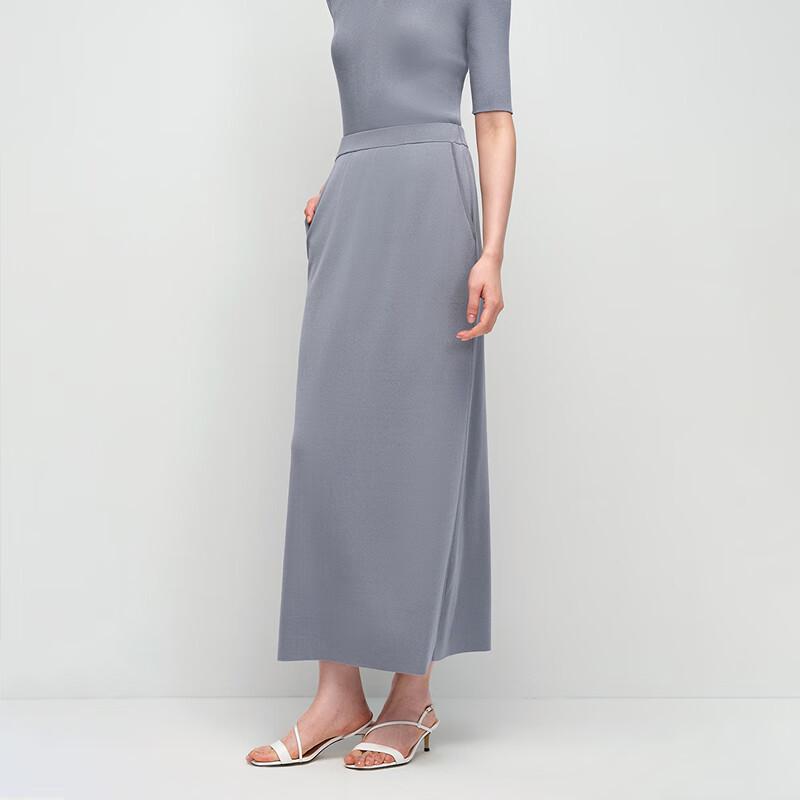 

OVVOVV Women s Classic Straight Knitted Midi Skirt XL