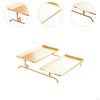 Fruit Plate Ornament Countertop Iron Two Layer Candy Tray Multifunctional Organizer Platter for