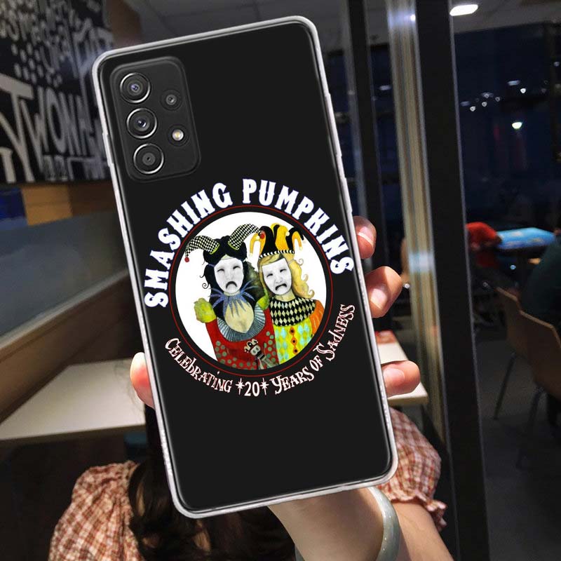 Rock The Smashing Pumpkins Phone Case for Samsung A54 A57 A37 A17 A14 A15 A12 A24 A34 A55 A35 A25 A52S A07 A05S A04S A22 A32 A72