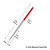 Titanium-Plated Fine Alloy Diamond File Set for Metal Grinding & Deburring