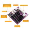 Server  Power Conversion Board 2 Ports  6pin Adapter Card 12V Graphics Power Supply Board for  Mining