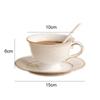 porcelain tea cups Ceramic coffee mug and plate set Simple tea set Bone china latte art cup afternoon tea tania bulhoes cup