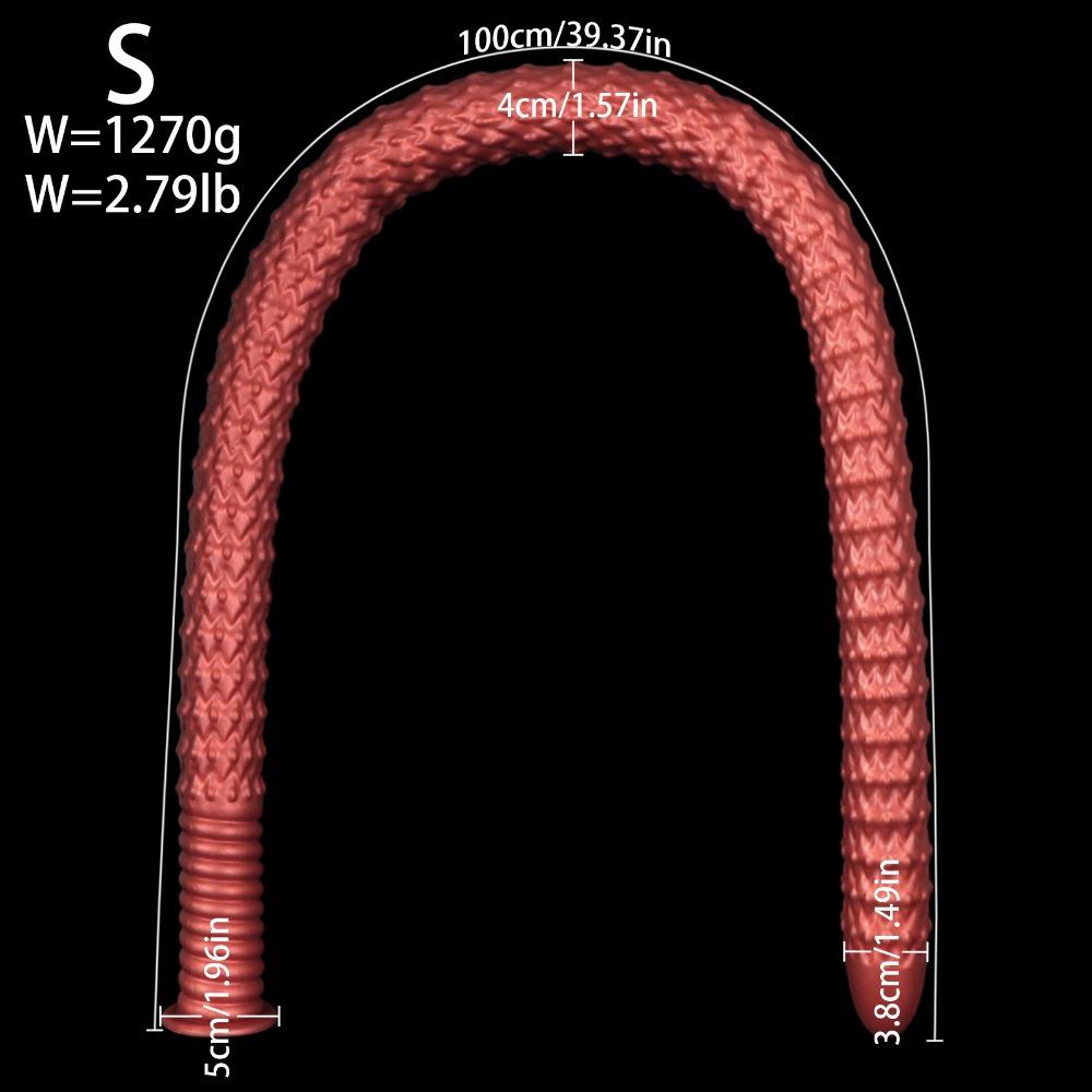 Extra Long Deep Anal Plug Threaded Silicone Anal Trainer for Men Women Personal Use