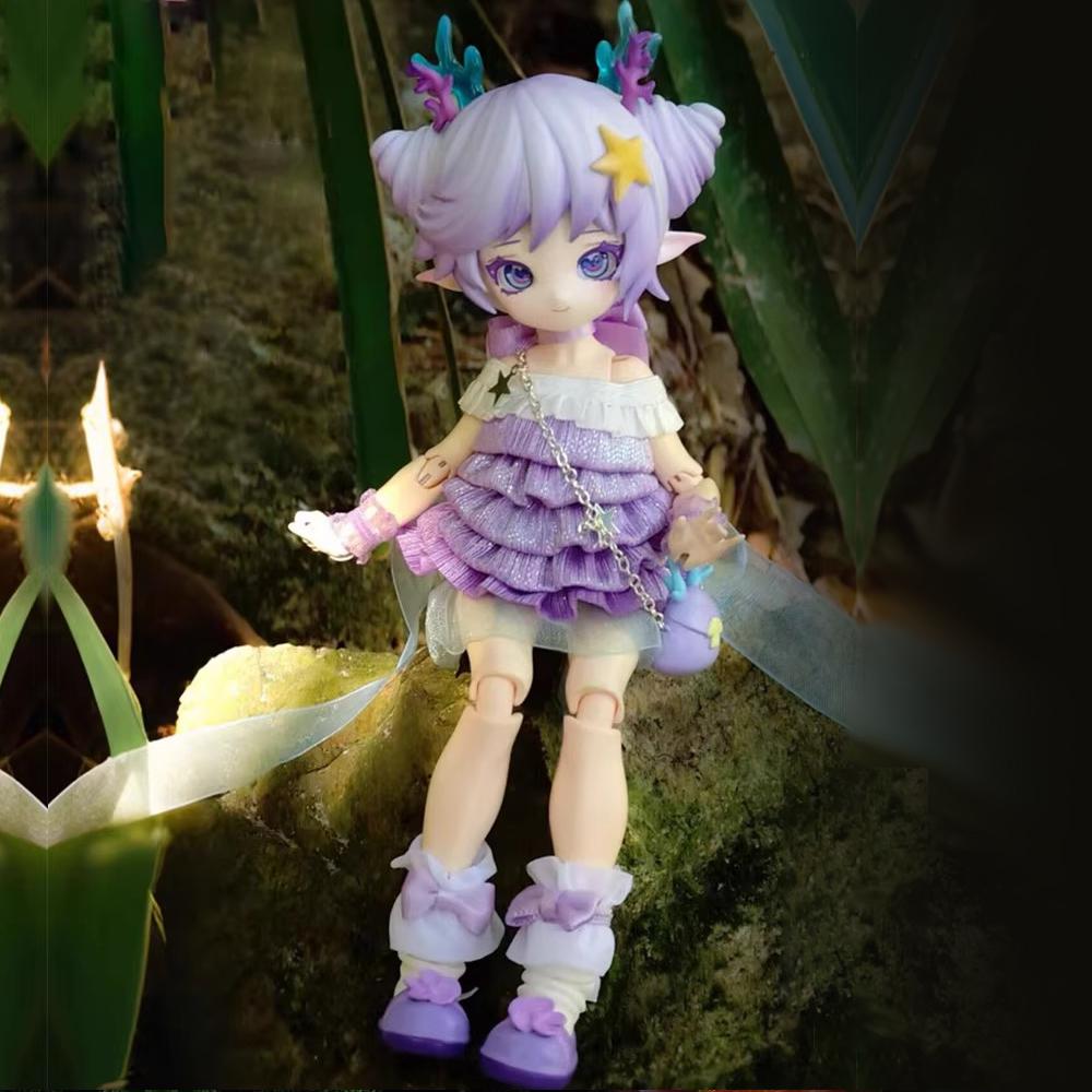 Authentic in Stock Mushroom Fungus 1/12 BJD Blind Box Movable Joint Doll Anime Figure Collectible Toy Ornaments Boy Girl Gifts