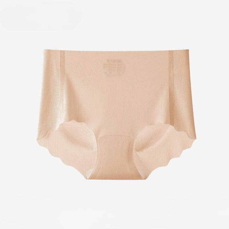 

Женские трусики без следов 5А, антибактериальные, невидимые, для занятий йогой, спортом, фитнесом, женское треугольное нижнее белье, бесшовное дышащее, с тонкой талией, со средней талией XL телесный