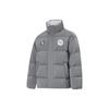 Tan Yinhua Stand Collar Water-Resistant Warm Loose Short Down Jacket Men Outerwear Mixed River-Stone-Gray AYMT165-1