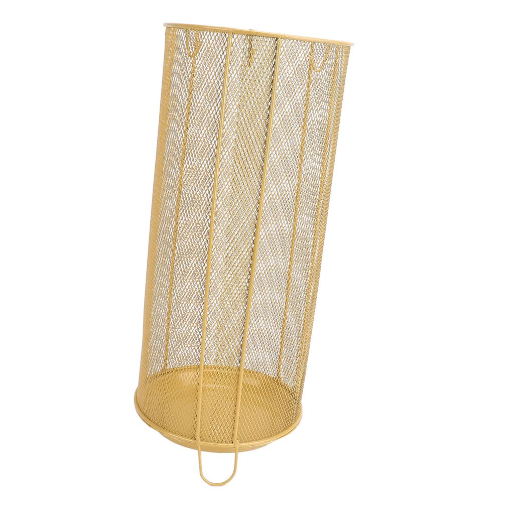 Round Umbrella Stand Rack Freestanding Umbrella Holder Bin Canes Walking Sticks Holder for Entryway