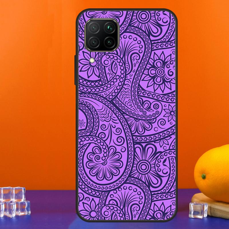 Bandana Paisley Pattern Art For Huawei Nova 12s 12i 11i 8i 9 10 SE Y91 Y90 Y60 Y70 Y72 Y61 P20 P40 Lite P30 P60 Pro Case