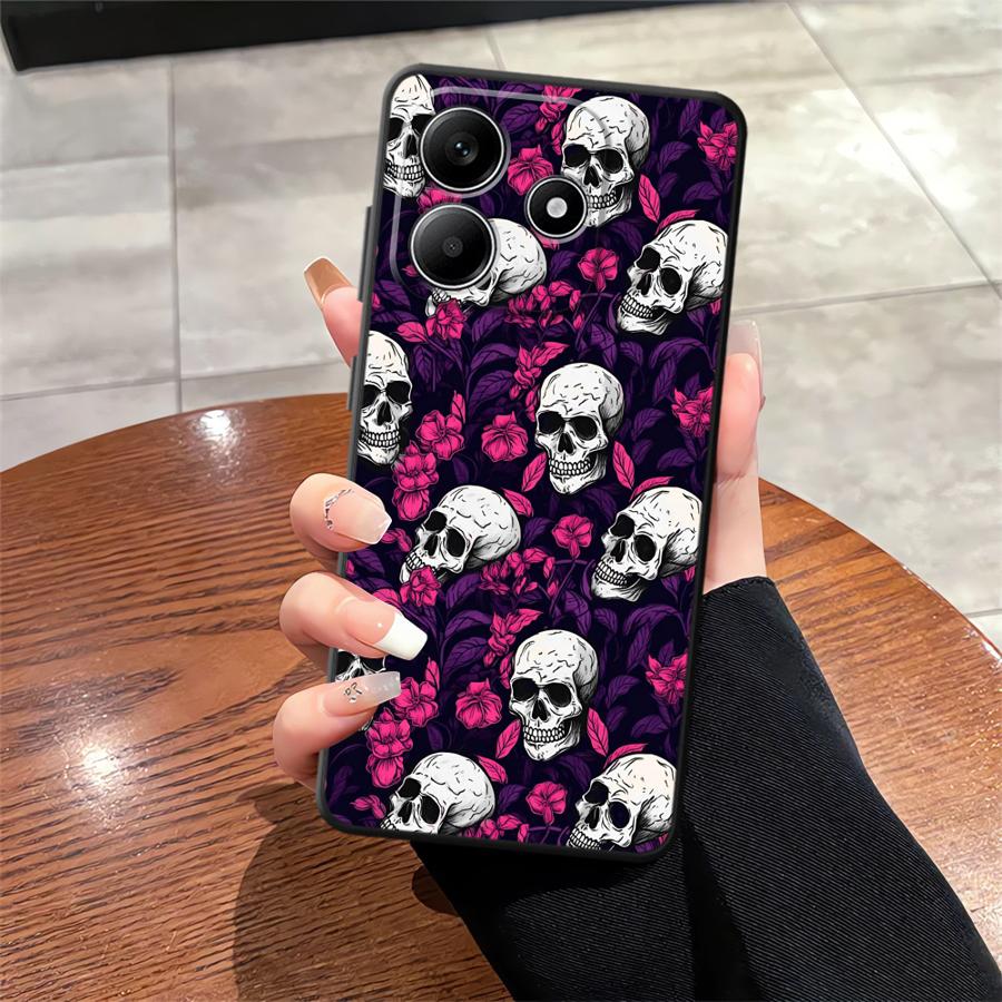 

Creative Innovation Skull Case for Xiaomi Redmi Note 11S 11 13 12 Pro Plus 10 9 8 Pro 9s 10S 12S Soft Back Phone Cover Redmi Note 11 Pro 4G