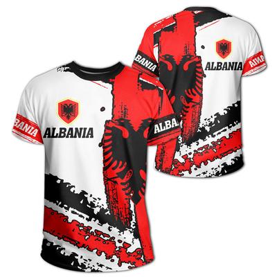 Albania National Football Team Jersey 2026 Men's Soccer T-Shirt Albania Flag Eagle Graphic Tee Sports Fan Gift