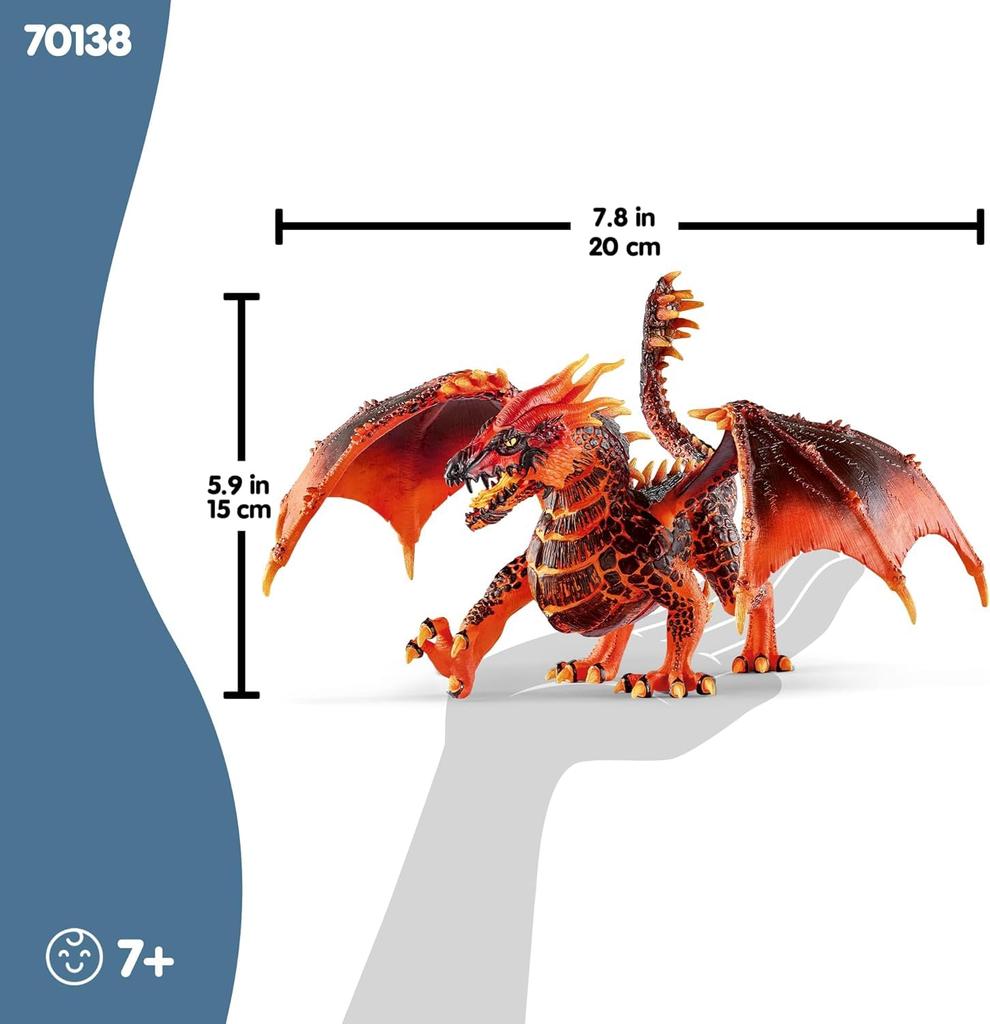 Schleich El Dorado Lava Dragon Figure 70138
