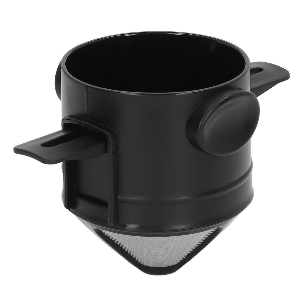 Pour Over Coffee Filter 304 Stainless Steel Reusable Coffee Filter Portable Paperless Coffee Dripper with Handles for