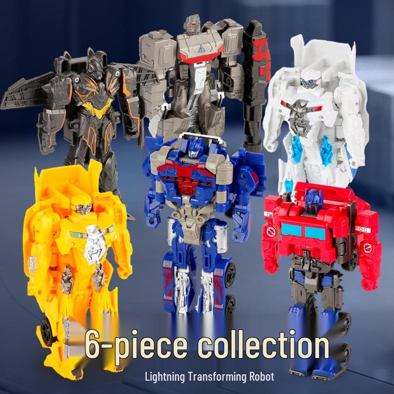 Transforming Toy Robot Car - Optimus Prime Bumblebee - Gift for Boys Ages 3+