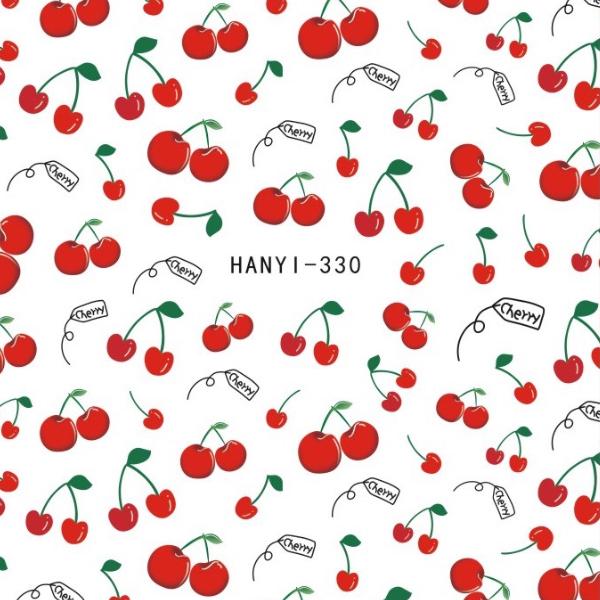 1 list Fruits 3D samolepky na nehty Medúzy Samolepící obtisky Příslušenství Manikúra Gel Polish Tipy Dekorace
