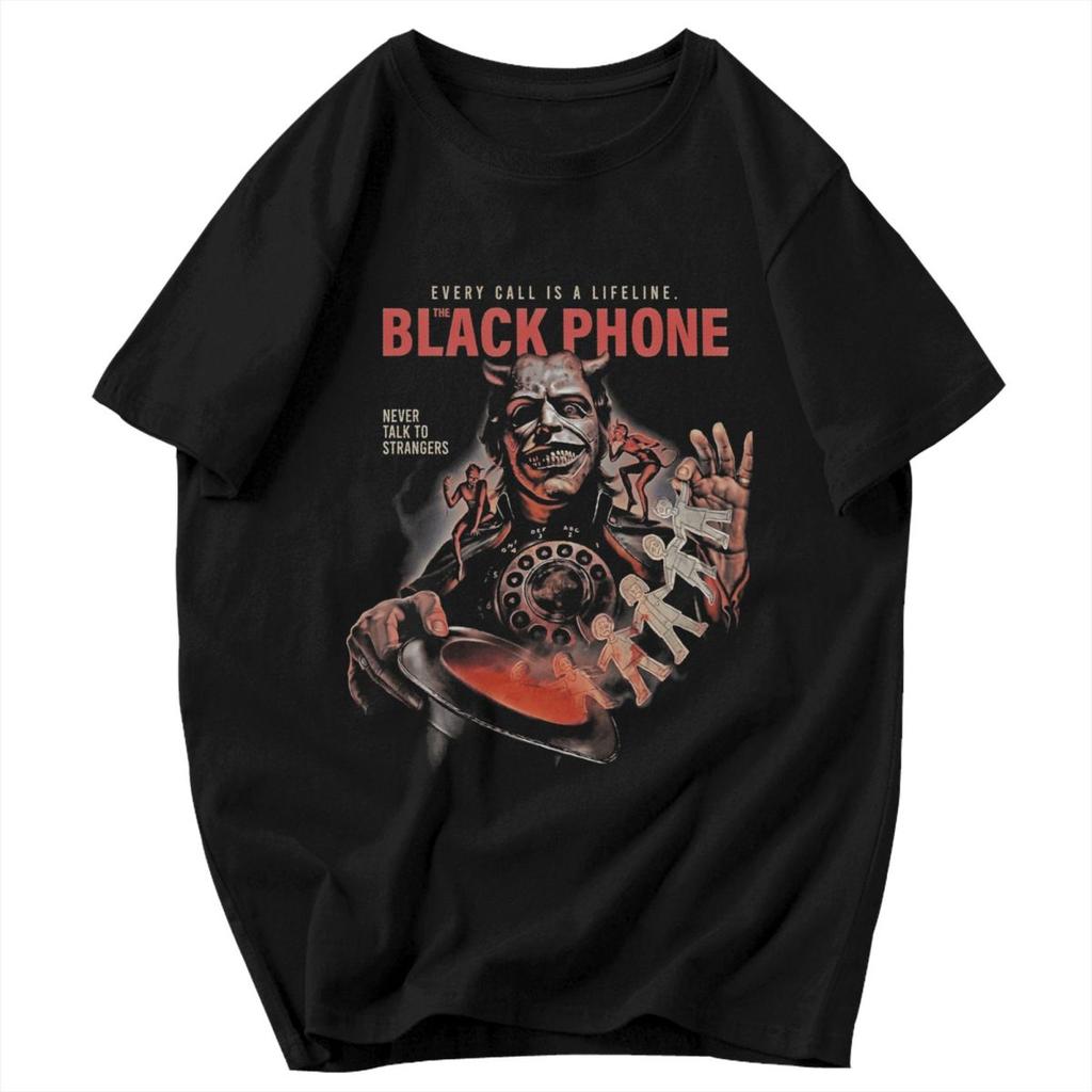 Men T Shirt The Black Phone 2 Horror Movie Fans Gifts Gifts Y2K Graphic Tees Unisex Clothing T Shirts