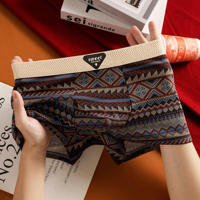 Men's Cotton Boxer Briefs: Breathable, Loose, Comfortable, Mid-Rise, Plus Size Sports Underwear