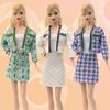 30cm Doll Fashion Suit Set: Blazer, Skirt & Top 3-Piece Outfit, Dress Up Clothes & Doll Accessories, Perfect Kids Gift