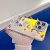 Electroplated Laser Butterfly for Apple 16E Mobile Phone Case for IPhone15promax Creative Personality New Style