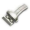 CASSIS Watch Strap D-Buckle PD-BUCKLE Mirror Finish 18mm Silver with Replacement Tool CAPDSSM018