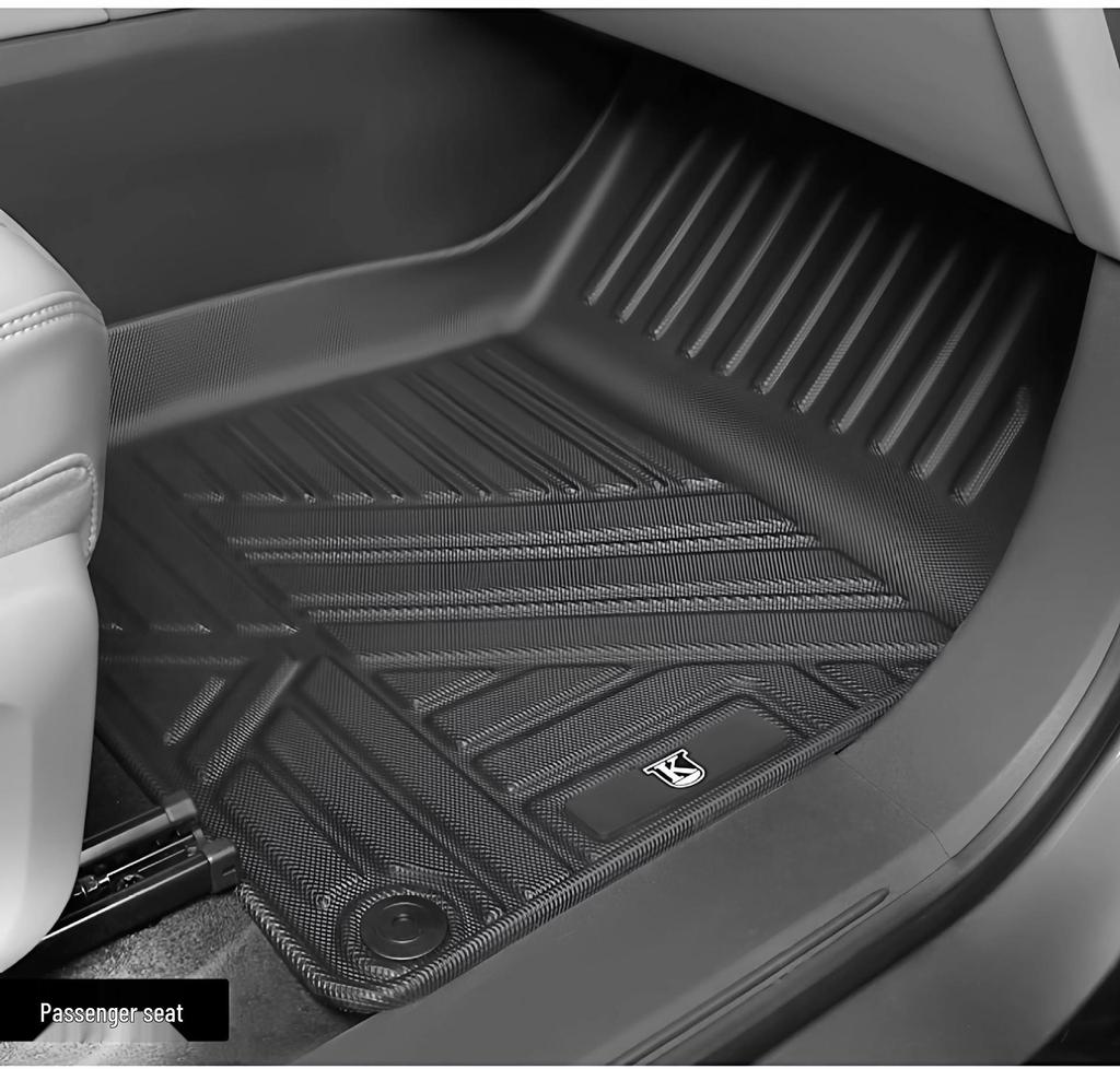 Right-Hand Drive TPE Floor and Trunk Mats for 25-Year BYD Yuan UP Atto 2 - Waterproof and Wear-Resistant