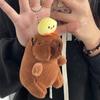 Translator Capybara Family Plush Small Animal Kapibala Cute Doll Bag Keychain Plush Doll