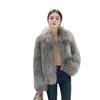 Winter New Imitation Fox Fur Coat Women's Thousand Gold Wind Coat Padded Cotton Artificial Fur Imitation Mink Top