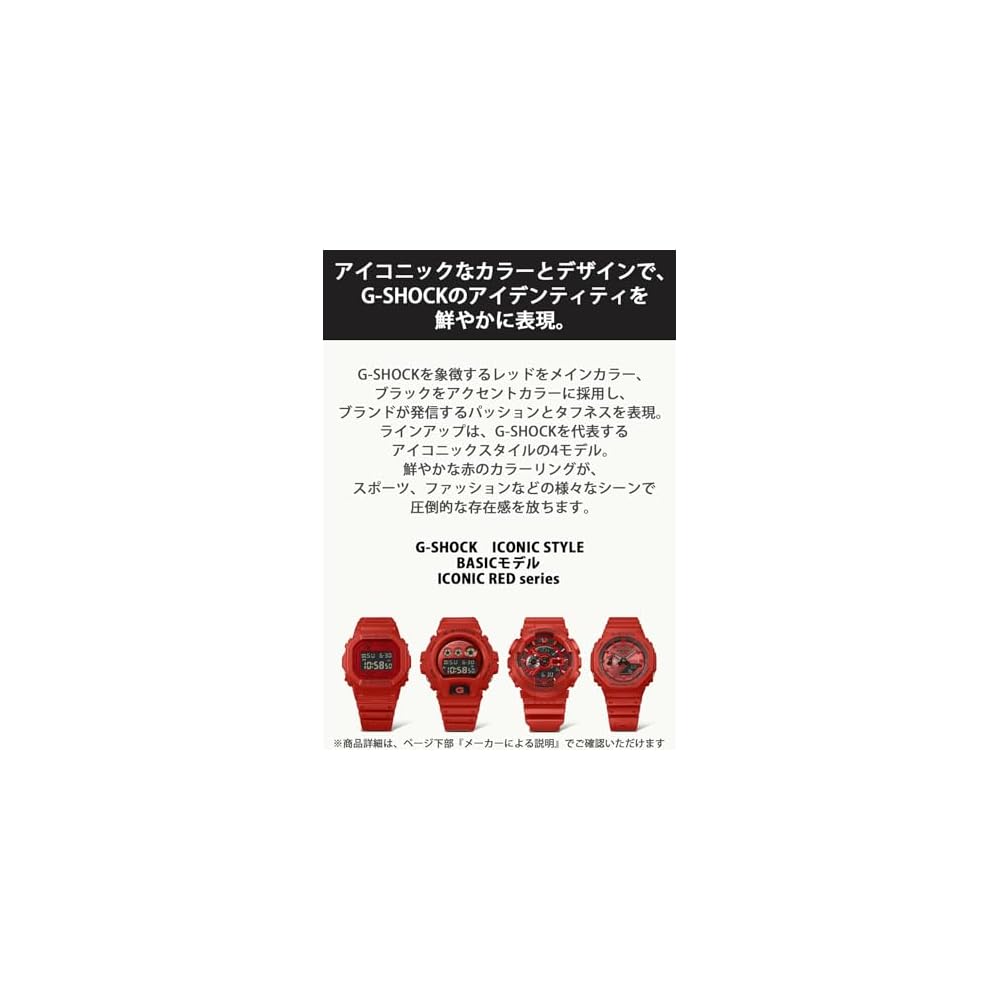 Casio G-Shock GA-110RRB-4AJF Men's Watch Red Eco-Friendly Material