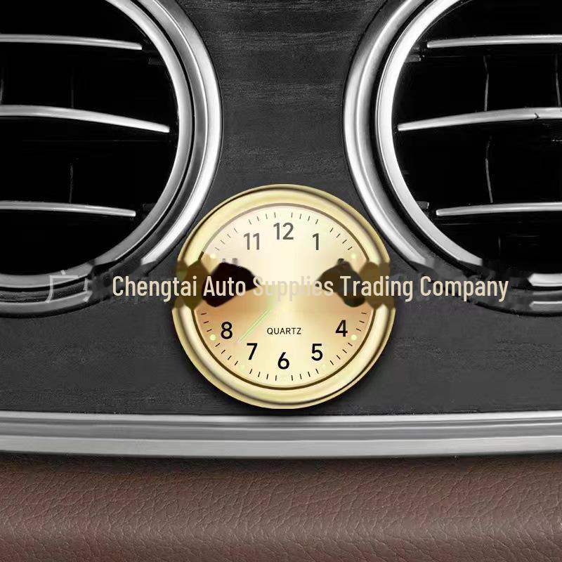 Digital Car Clock: Electronic Quartz Creative Car Accessory